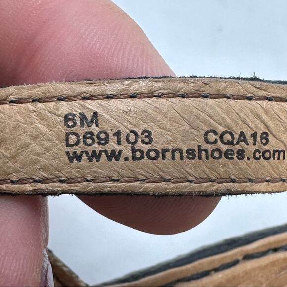 Born Challis Gladiator Wedge Sandals - BLACK - Picture 5 of 9